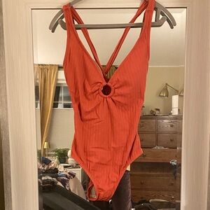 Kona Sol Orange/Coral Women's One Piece Swimsuit
